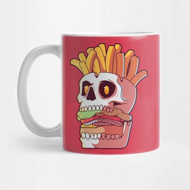 Skull Burger, Killer Fast Food by SLAG_Creative